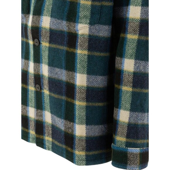 South2 West8 Smokey Melton Wool Shirt Tag Size XL Men - Picture 4 of 4